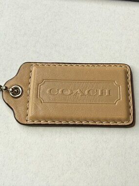 Coach XL Hangtag - Tan (3")
